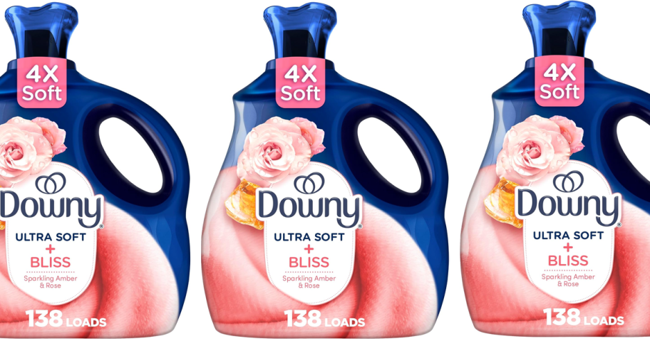 Down Ultra Soft + Bliss Fabric Softener Bottles