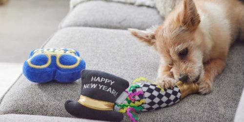 New Year’s Eve Cat & Dog Toys from $1.12 on Chewy.online (Regularly $7)