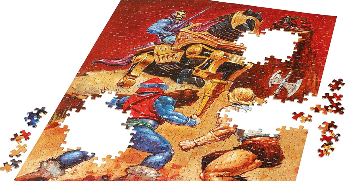 masters of the universe puzzle stock image