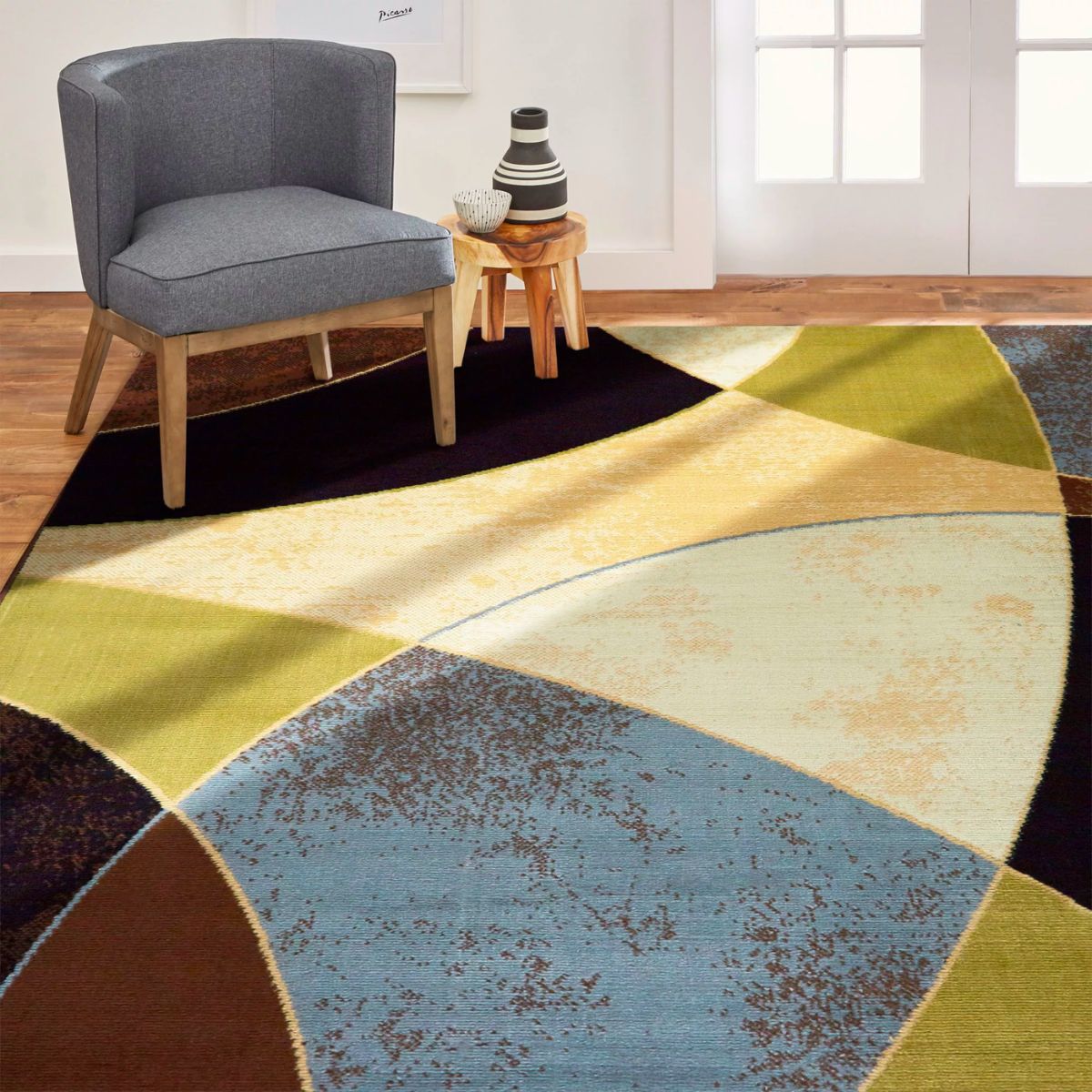 Home Dynamix Napoli Contemporary Geometric Area Rug