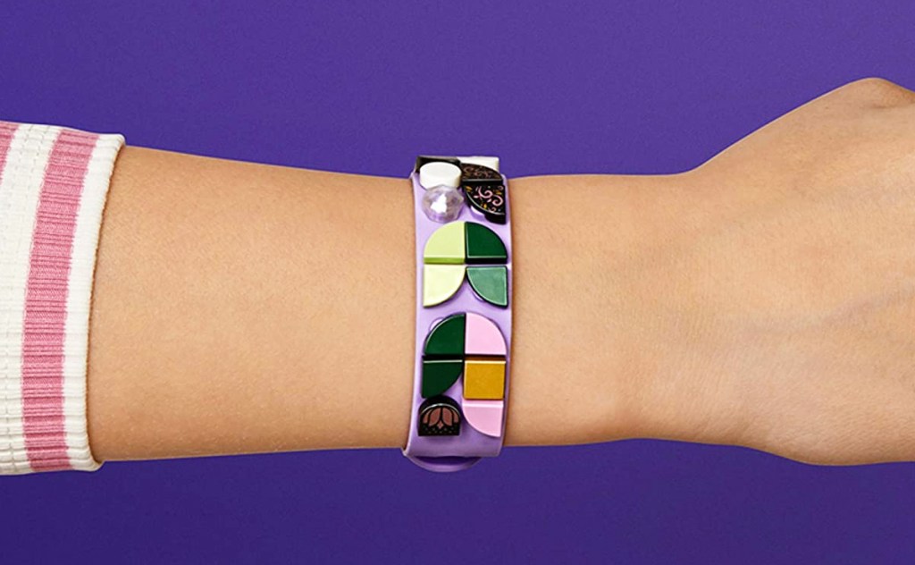 LEGO Dots Magic Forest Bracelet Kit on wrist