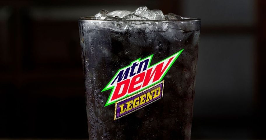 mountain dew legend drink in glass