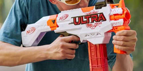 NERF Motorized Blaster Set Only $23.72 on Amazon (Reg. $45) | Includes 10 AccuStrike Darts