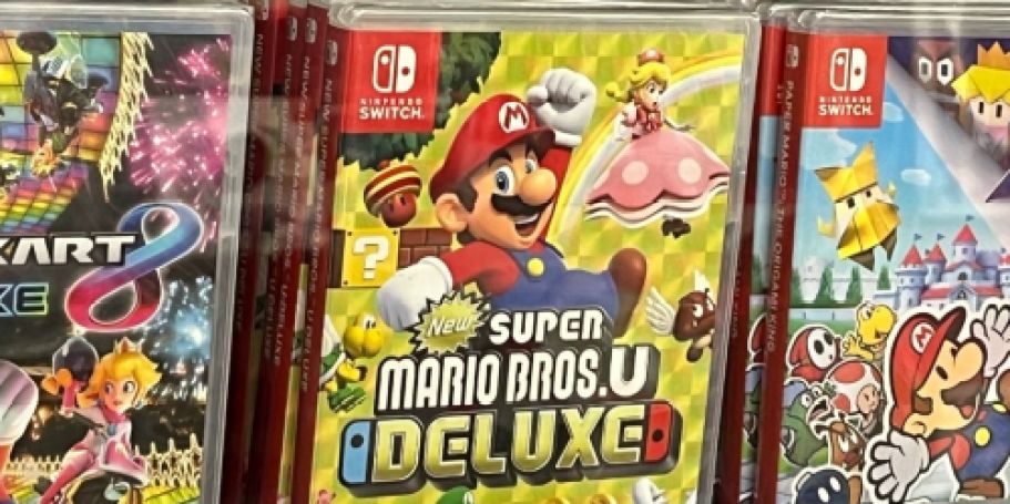 Nintendo Switch Video Games Only $39.99 Shipped on Target.online | Super Mario U Deluxe & More!