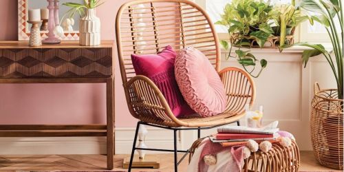 ** Up to 50% Off Furniture on Target.online | Rattan Accent Chair Only $132 Shipped + More