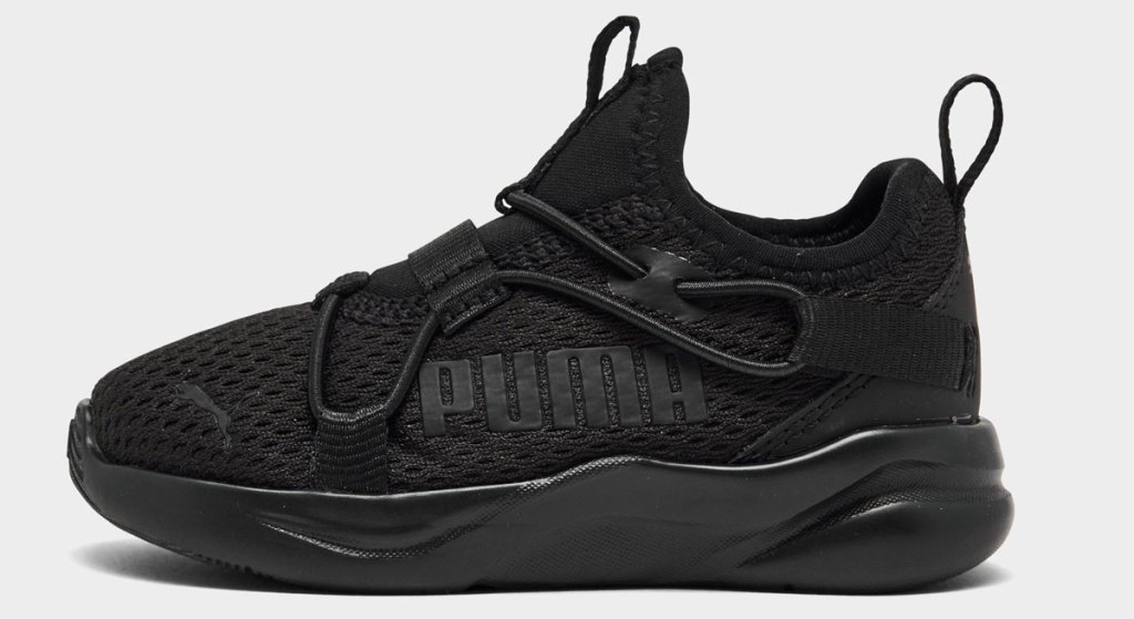 black puma toddler shoe