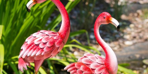 Metal Flamingo Yard Art 2-Pack Just $36.99 Shipped on Costco.online