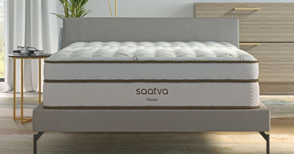 mattress on a bed