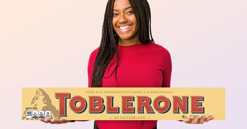 Toblerone Swiss Milk Chocolate Giant Candy Bar