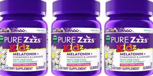 Hurry! Free Vicks Pure Zzzs Kidz Melatonin Gummies 30-Count Bottle Sample