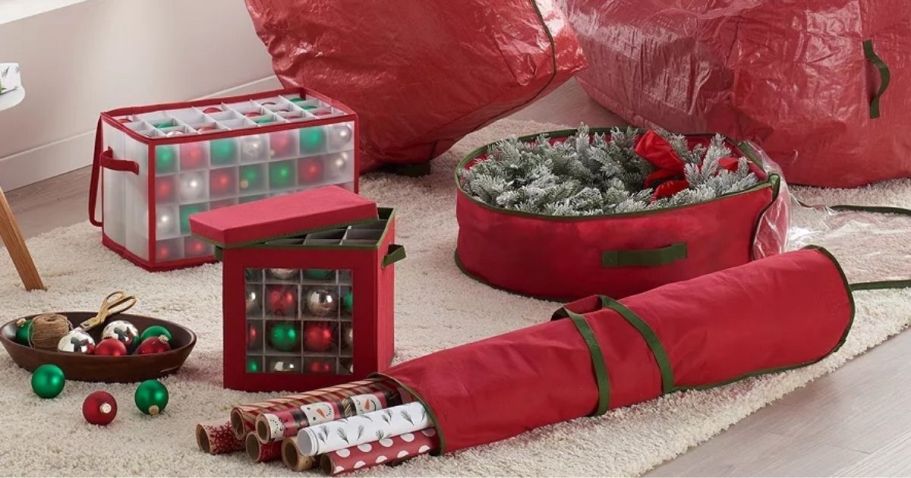 Up to 60% Off Kohl’s Christmas Storage | Gift Wrap Organizer Only $4 + More