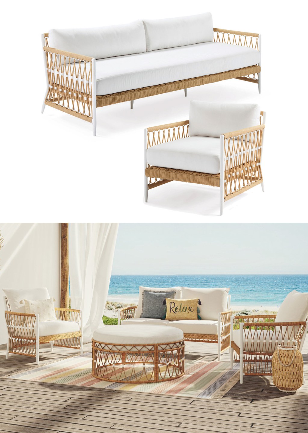 walmart boho patio set vs serena and lily patio sofa and chair