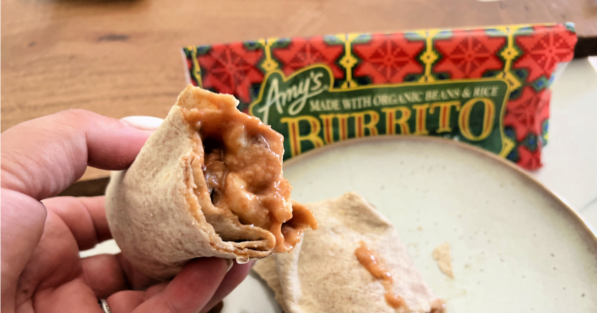 Amy's Frozen Burrito