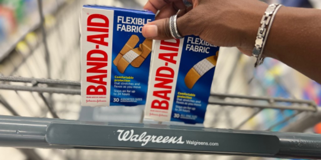 Band-Aid Adhesive Bandages 30-Count Only $1.24 Each on Walgreens.online