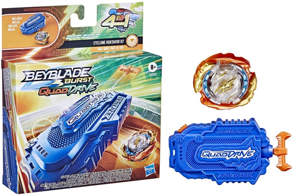 Beyblade Burst QuadDrive Cyclone Fury String Launcher Set