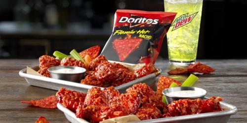 **Try the NEW Doritos Flamin’ Hot Nacho Wing Sauce at Buffalo Wild Wings