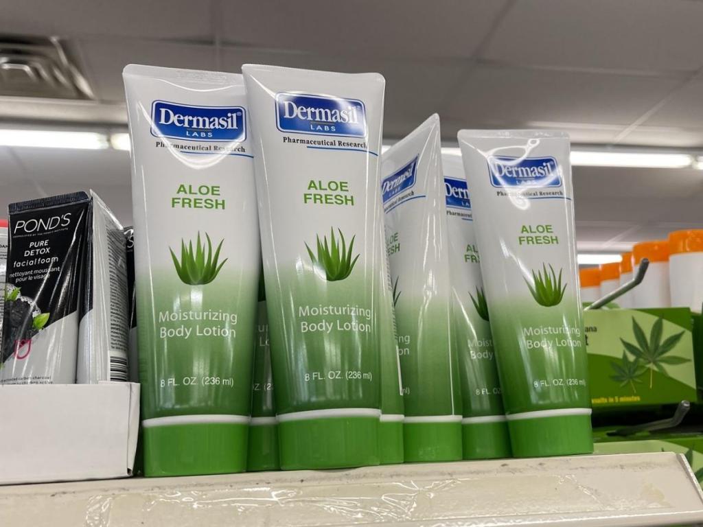 dermasil aloe lotion in store