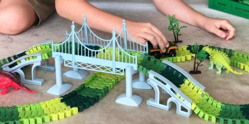 Dinosaur Flexible Track 173-Piece Playset Just $8.97 on Amazon (Regularly $20)