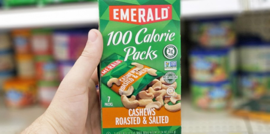 Emerald Cashews 100-Calorie Packs 7-Count Box Just $2.54 Shipped on Amazon