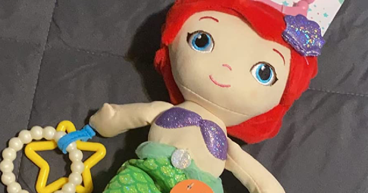 Kids Preferred 12.5" Disney Princess Ariel Activity Plush Toy