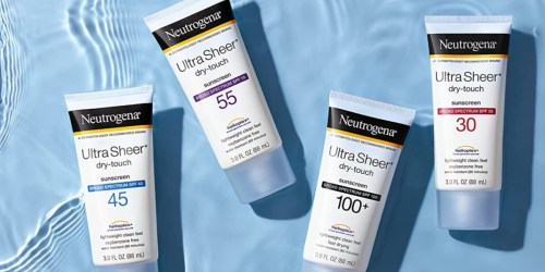 Neutrogena Ultra Sheer Sunscreen SPF 55 Only $5.38 Each Shipped on Amazon