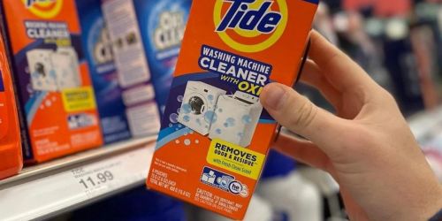 Tide Washing Machine Cleaner Only $8 After Cash Back at Target