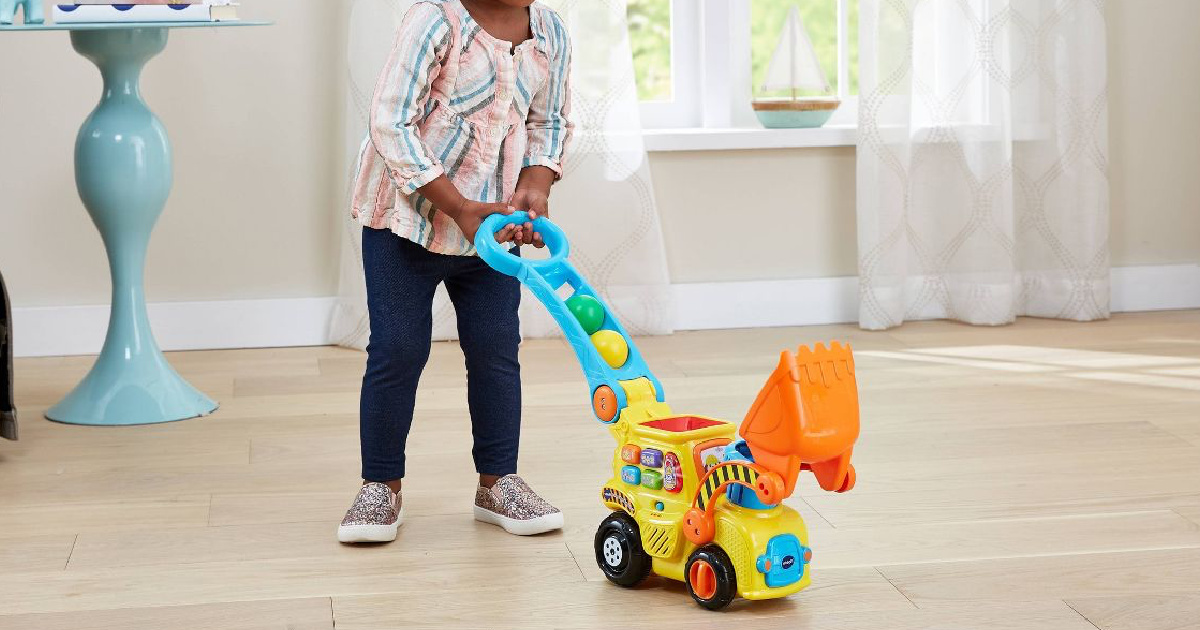 VTech Pop-a-Balls Push & Pop Bulldozer,