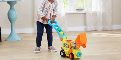 VTech Push & Pop Bulldozer Only $15.49 on Amazon (Regularly $28)