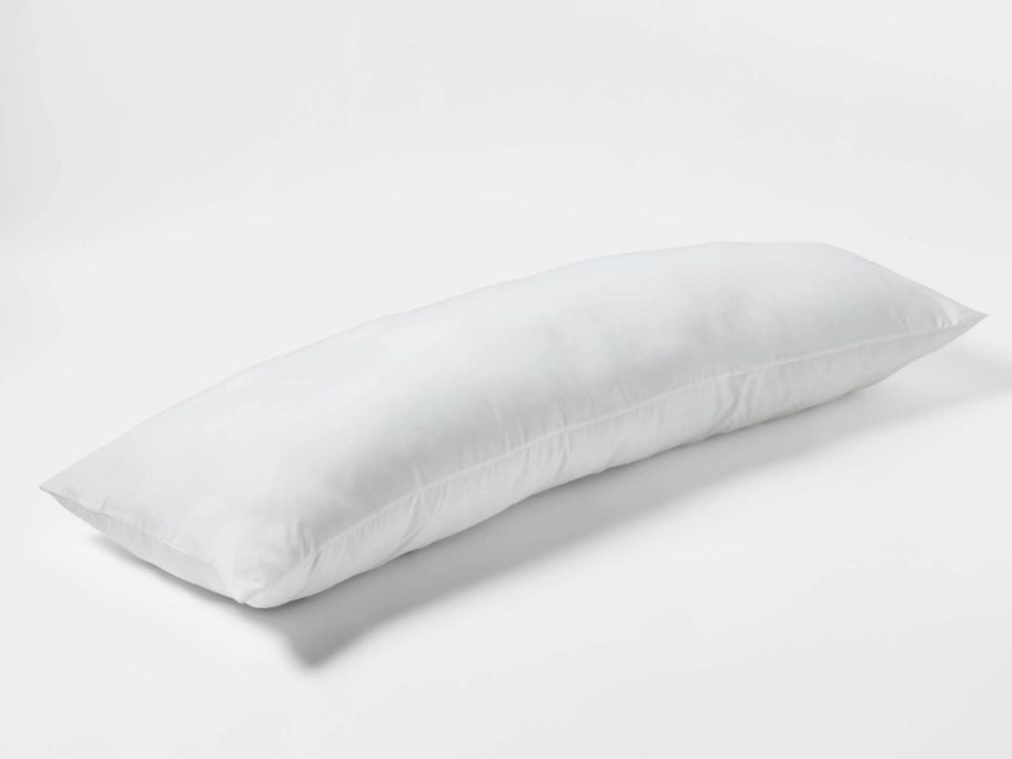 a white body pillow