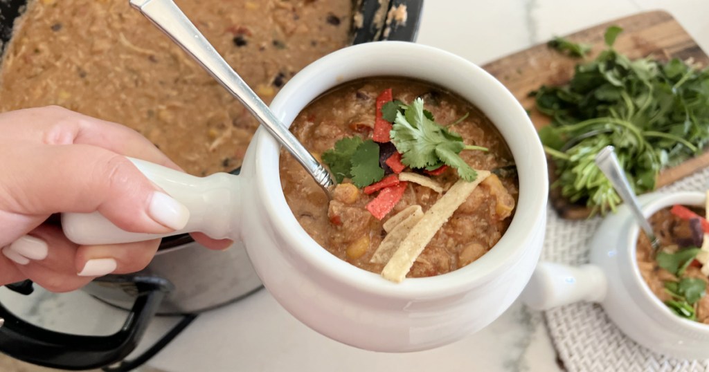 bowl of copycat chick-fil-a soup