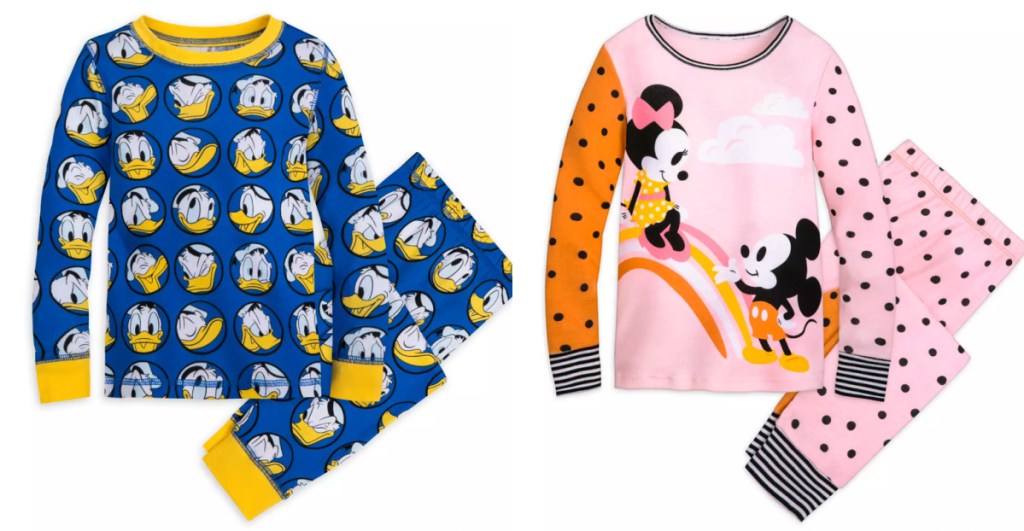 disney pjs Donald and Minnie