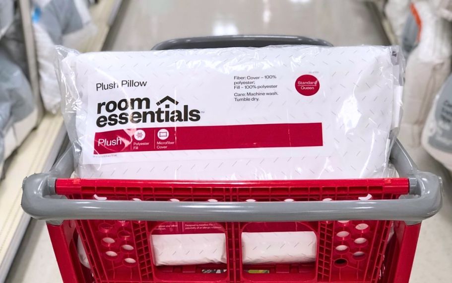 Target Bed Pillows Sale | Room Essentials Plush Pillow ONLY $2.62 + More