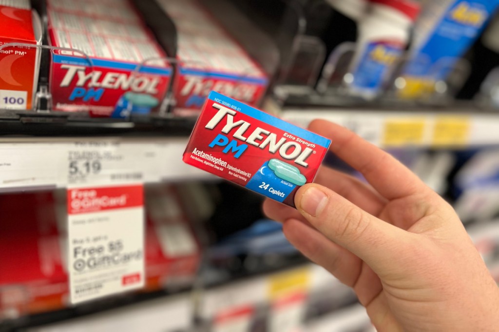 tylenol PM in store at target