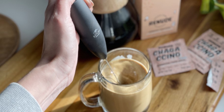 Handheld Milk Frother Only $5.49 on Amazon (Reg. $13) – Great for Coffee & Protein Shakes!