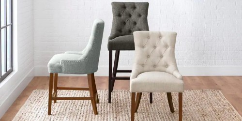 Upholstered Bar Stool 2-Pack Just $199 Shipped on HomeDepot.online (Regularly $359)