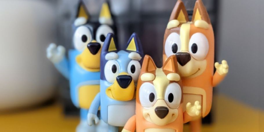 Bluey Poseable Figurines 4-Pack Only $5 on Walmart.online (Regularly $28) – Will Sell Out!