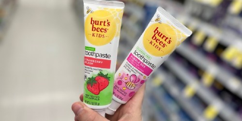 Burt’s Bees Kids Toothpaste 4-Pack Just $3.99 on Amazon – Only $1 Each