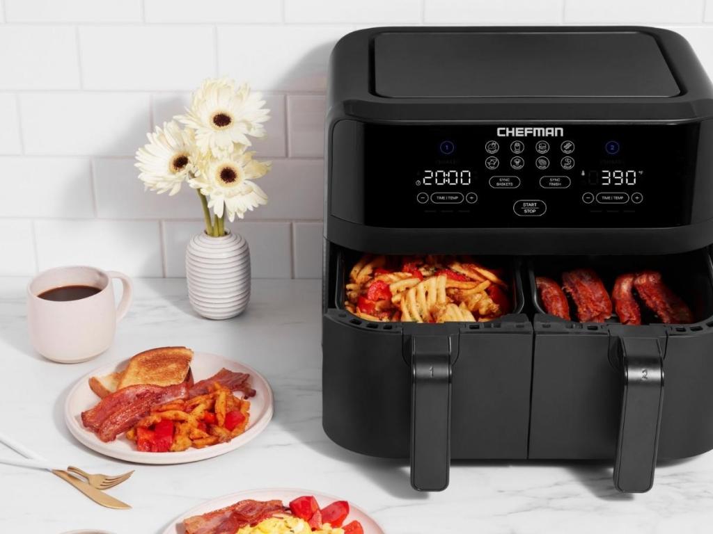 Chefman TurboFry 9-Quart Dual Air Fryer