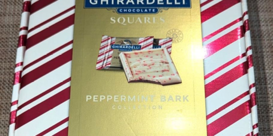 Ghirardelli Peppermint Bark Squares Gift Box $27.99 Shipped for Amazon Prime Members