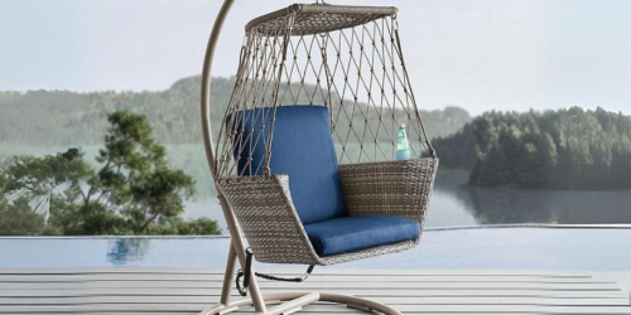 Hanging Wicker Chair w/ Cupholder Just $199 on SamsClub.online (Regularly $479)