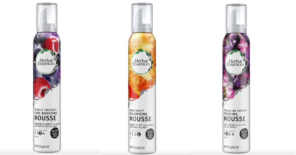 Herbal essences mousse variety