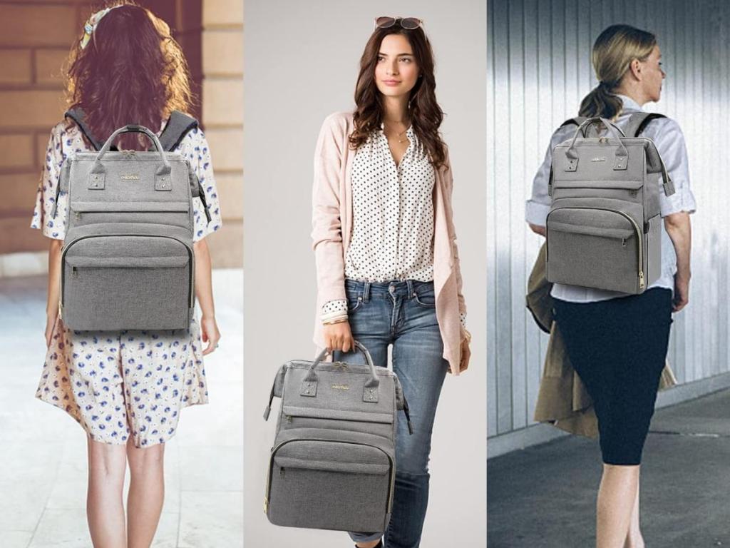 Intrbleu Laptop Backpack in Grey or Black