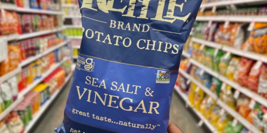 Kettle Brand Sea Salt & Vinegar Potato Chips Bag Only $2.51 Shipped on Amazon