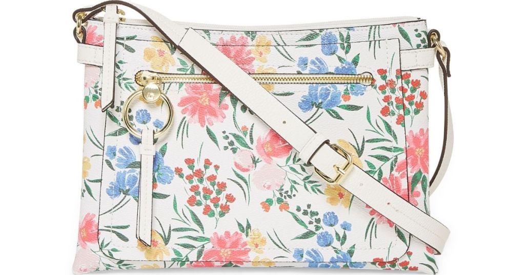 floral crossbody bag