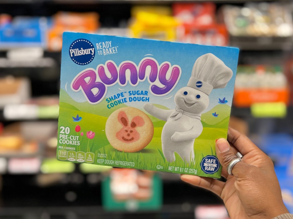 bunny sugar cookie dough in store