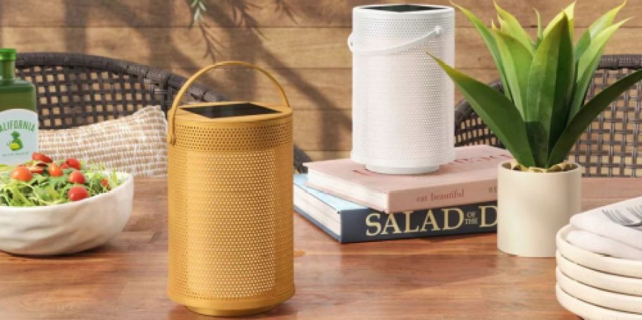 Solar & Rechargeable LED Outdoor Lanterns Only $10.50 on Target.online