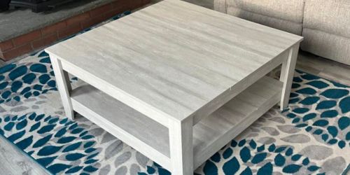 Farmhouse Coffee Table Just $92.99 Shipped (Regularly $345) | Great for Game Nights