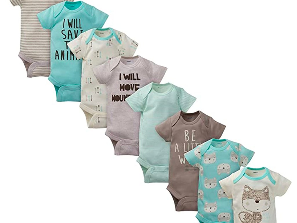 gerber fox onesies 8-pack