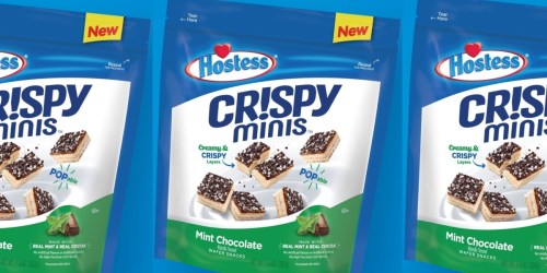 Hostess Mint Chocolate Crispy Minis onlineing Soon