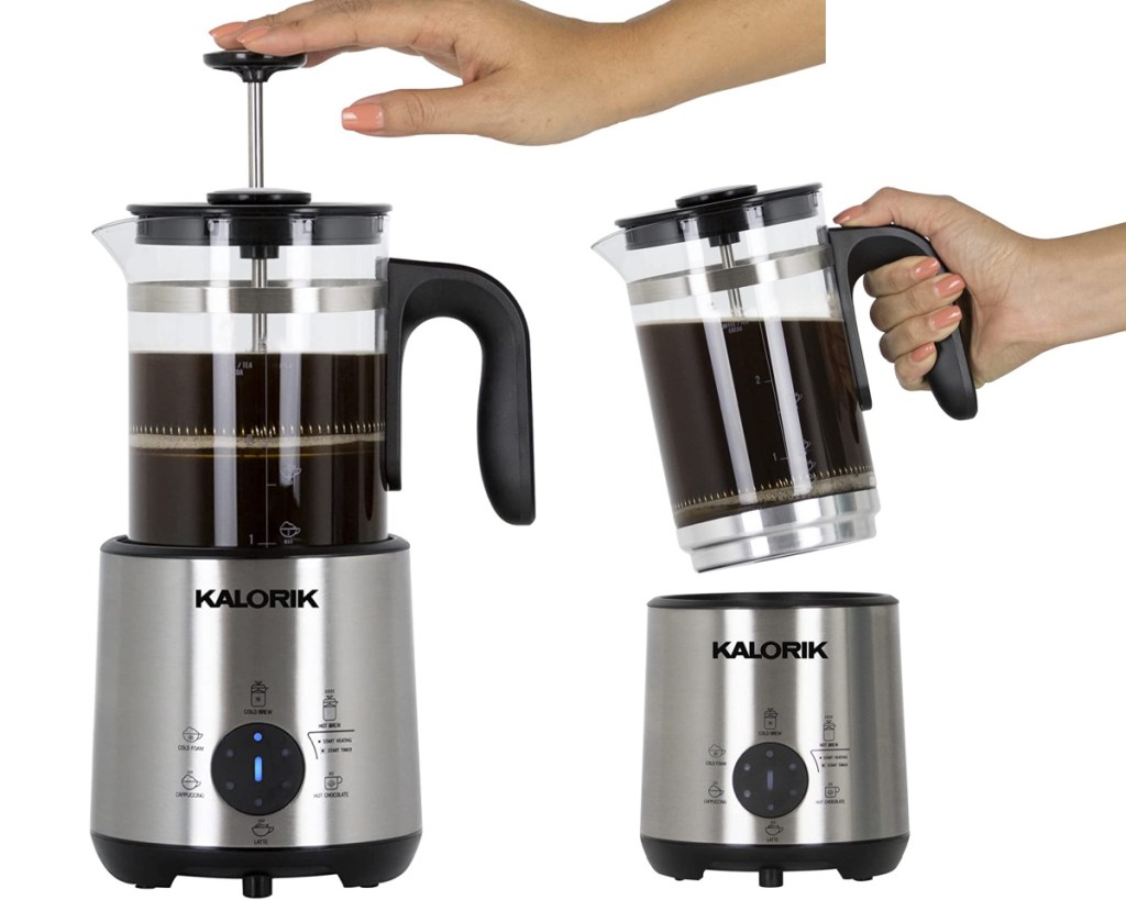 hand pressig french press